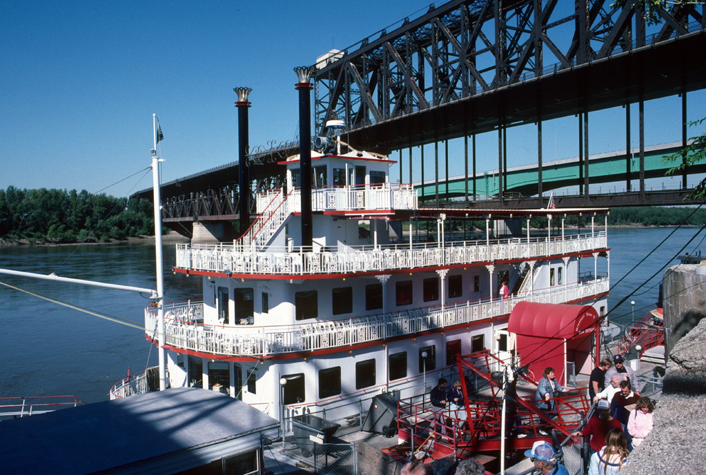 "Missouri River Queen" at Quay, Kansas City, MO (1987) a photo on