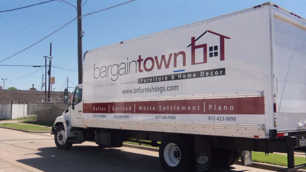 Truck Wrap for Bargaintown Furnishings in Dallas, TX www.s… Flickr