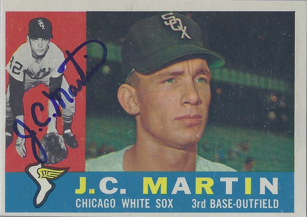1960 Topps J.C. Martin 346 (large photo is Gary Peters)… Flickr