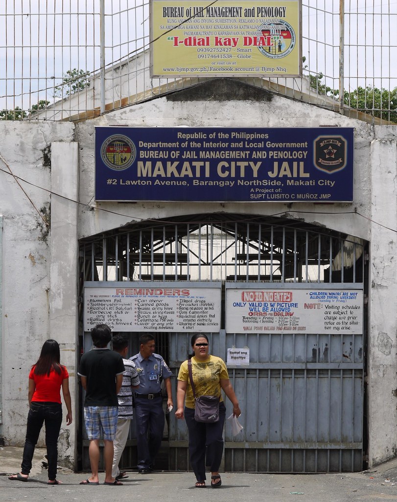 Makati city jail Finaly they released me, I am so happy no… Piet