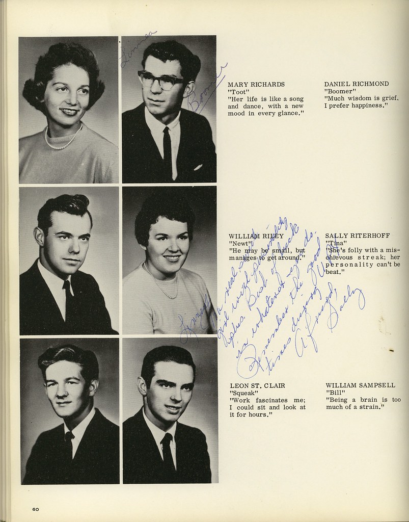 Newberry High School Class of 1962 p15 Linnea Hendrickson Flickr