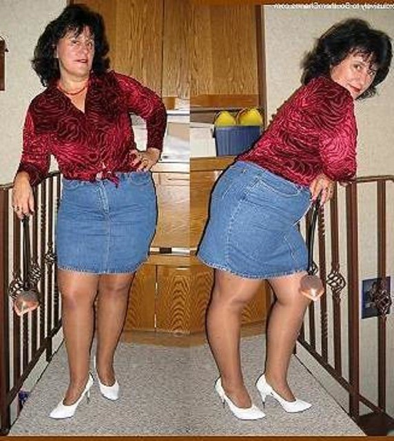 denim skirt pantyhose Skipumus J Skyrum Flickr
