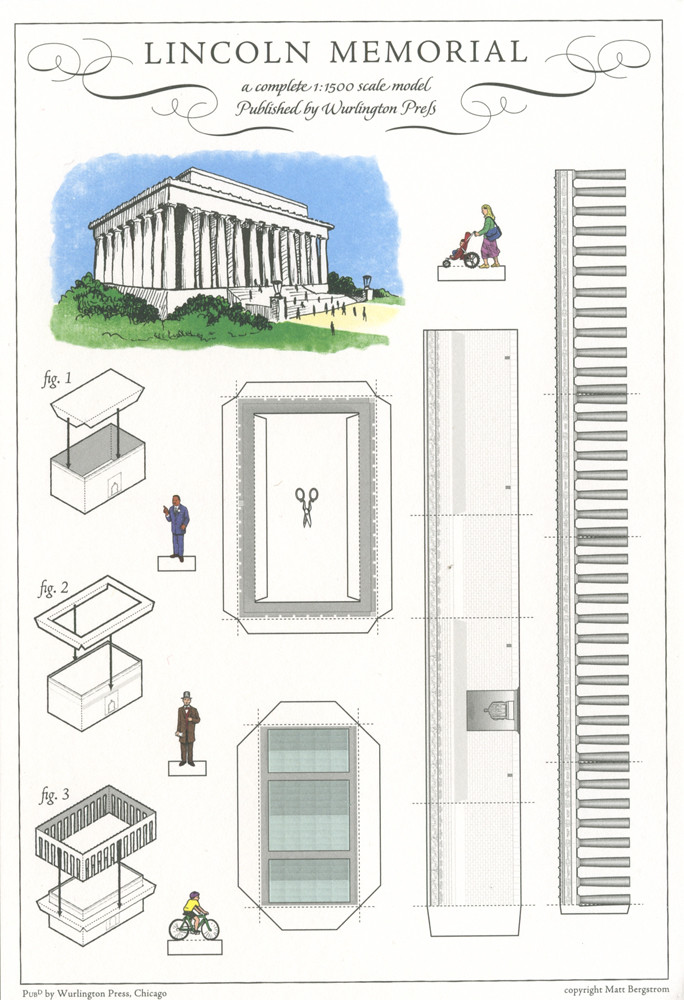 Lincoln Memorial, Washington, DC Cut Out Postcard Flickr