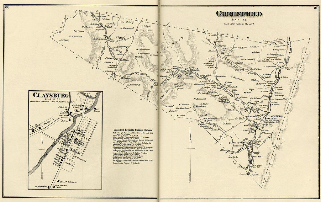 Greenfield Township, Claysburg, Blair County from the Atla… Flickr