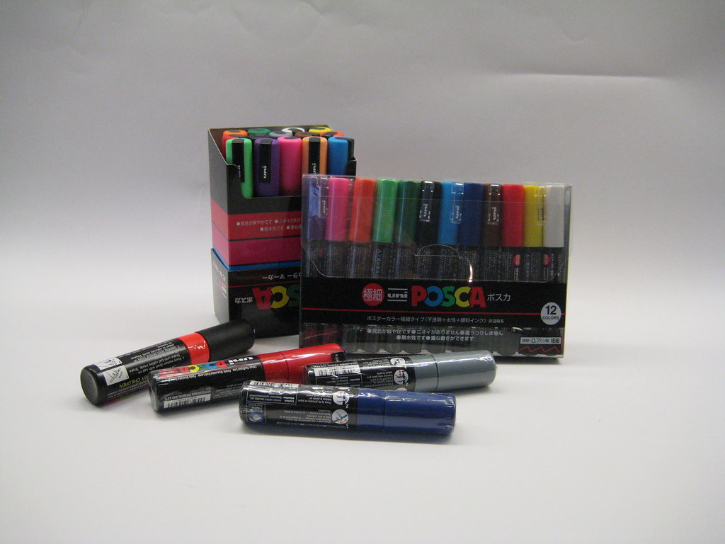 Posca pens My collection of Posca pens (acrylic paint pens… Sharon