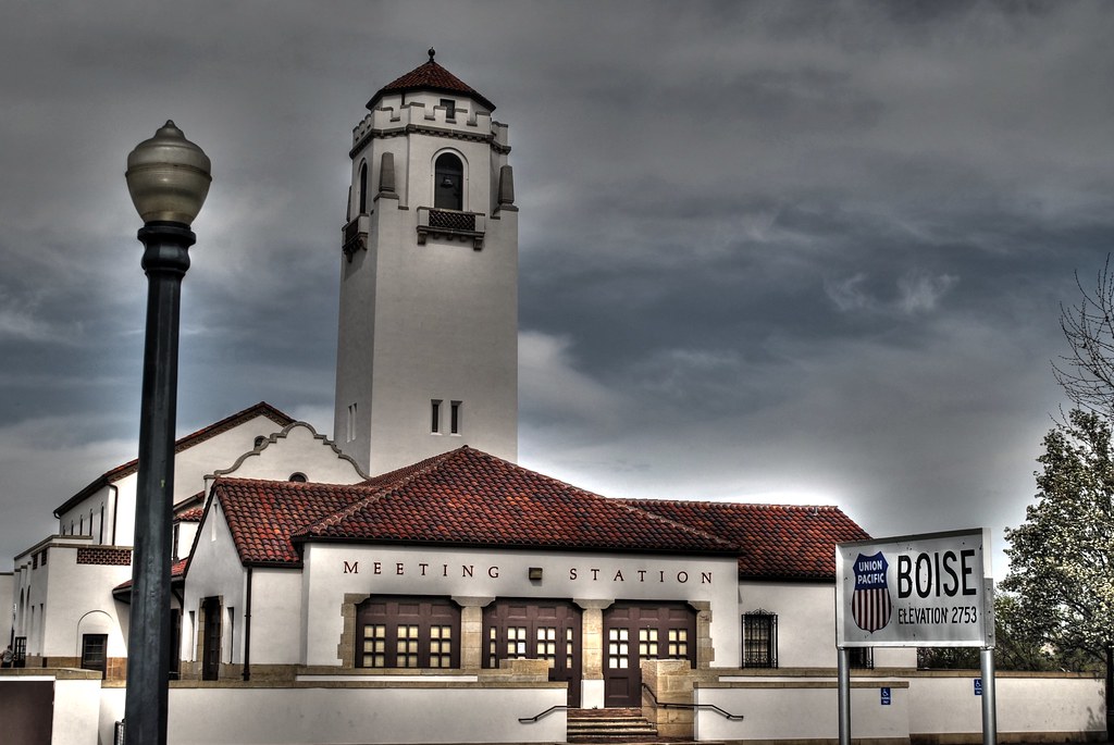 Boise Train Depot HDR 208 Bench Flickr