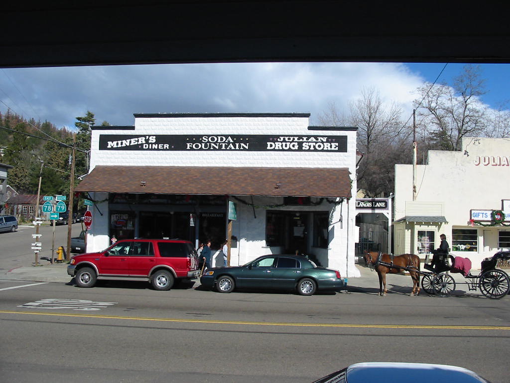 Julian, CA drug store 2003 has a real soda fountain Flickr