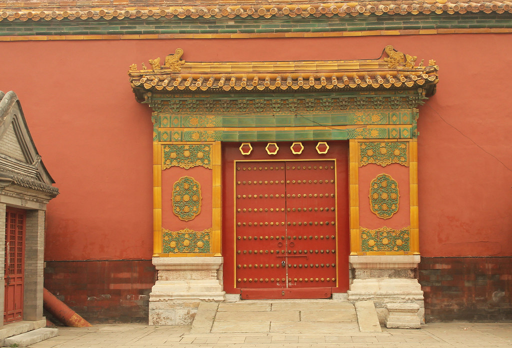 One of the doors of Forbidden City Beijing, China. Flickr