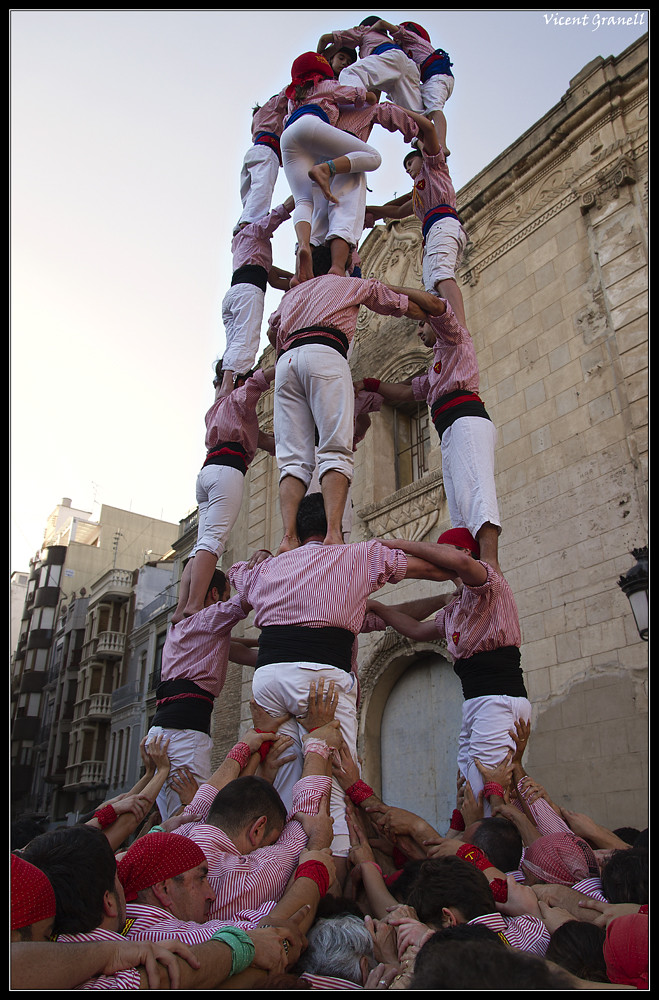 Xiquets de Tarragona XIII Trobada Muixerangues Algemesí . Vicent