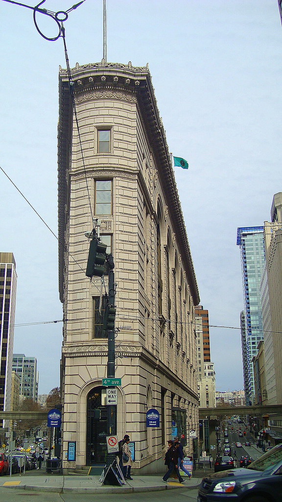 Flatironesque Building, Downtown Seattle The Times Square… Flickr