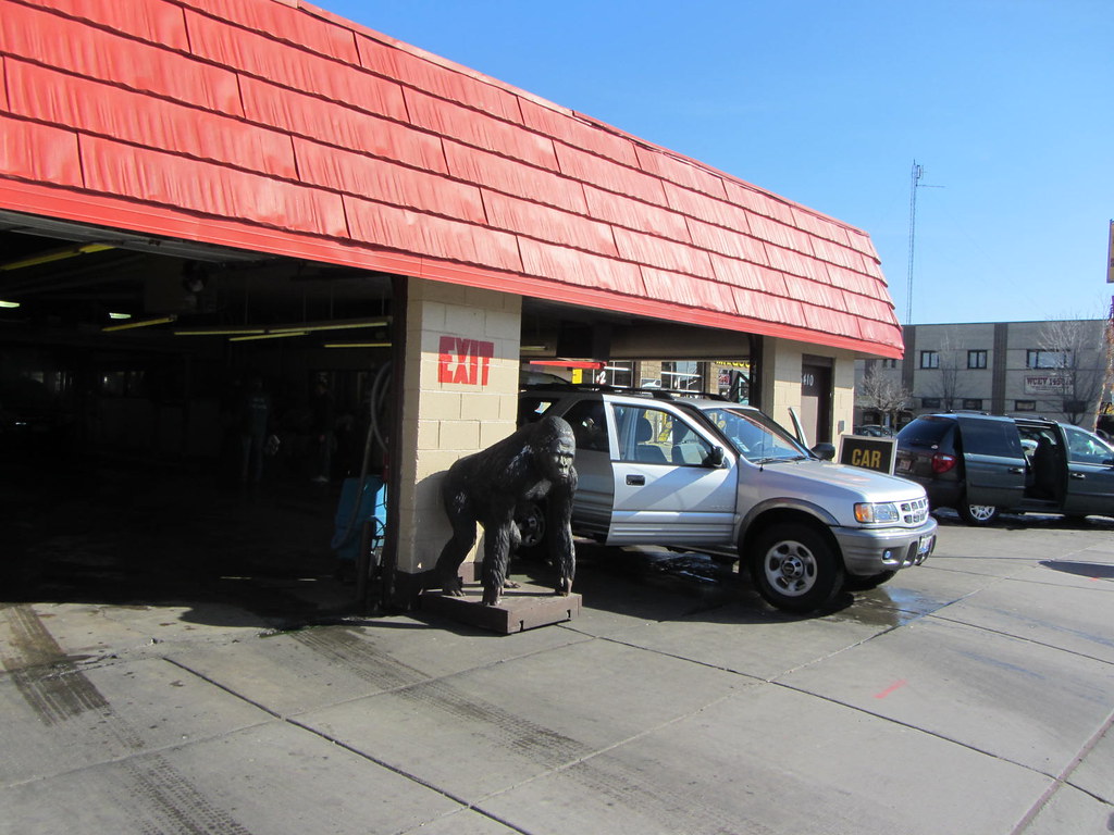 20120310 025 Car Wash Gorilla, Belmont Ave. near Long Ave.… Flickr