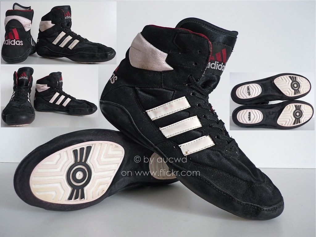 90`S VINTAGE ADIDAS ABSOLUTE WRESTLING SHOES / HI TOPS Flickr