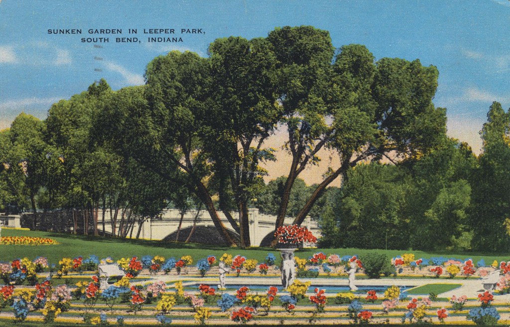 Leeper Park Sunken Gardens South Bend, Indiana The many … Flickr