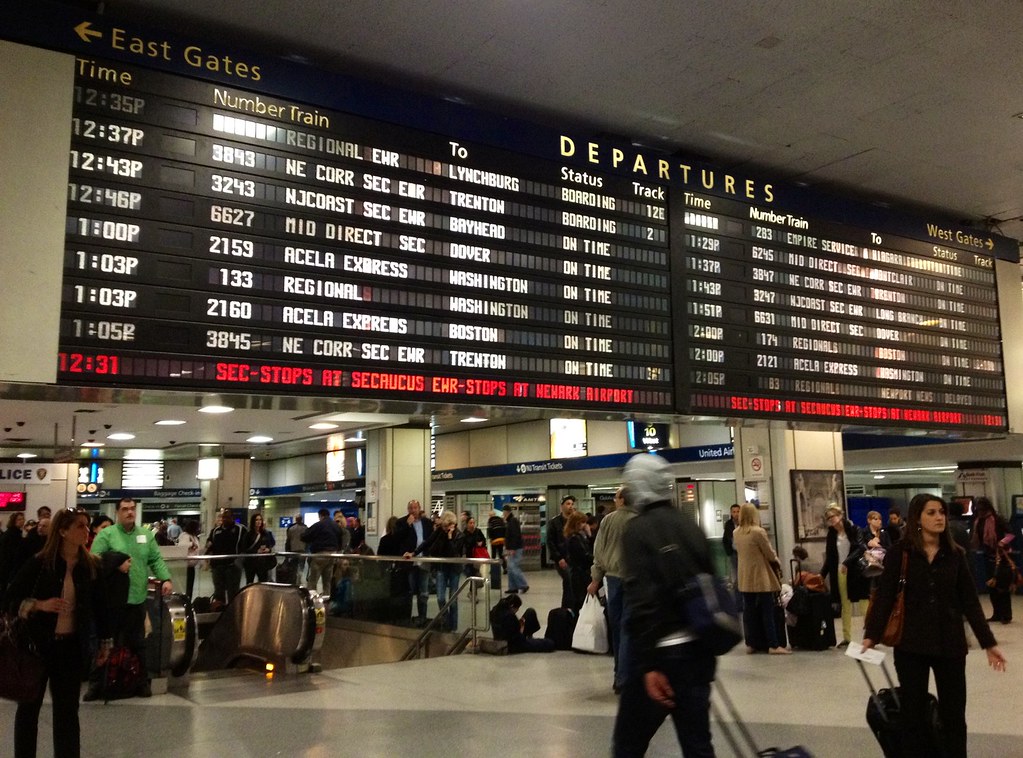 Penn Station Departures Scott Beale Flickr