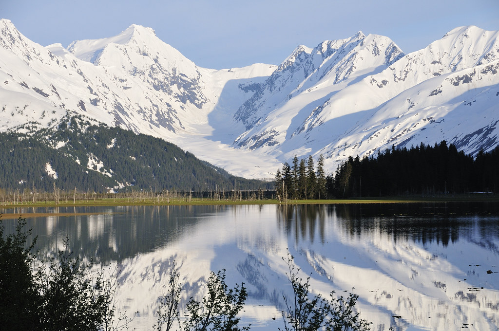 Evening Reflections Alpine glaciers and Sea Level alpine m… Flickr