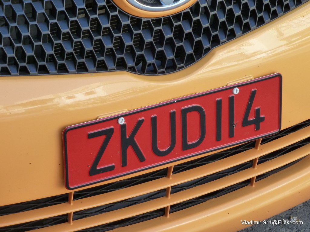 Cyprus (Rental Car) License Plate Pafos, Cypress Flickr