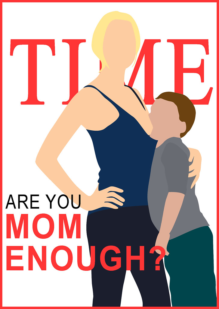 Are you mom enough? Graphic for a story on Time's recent c… Flickr