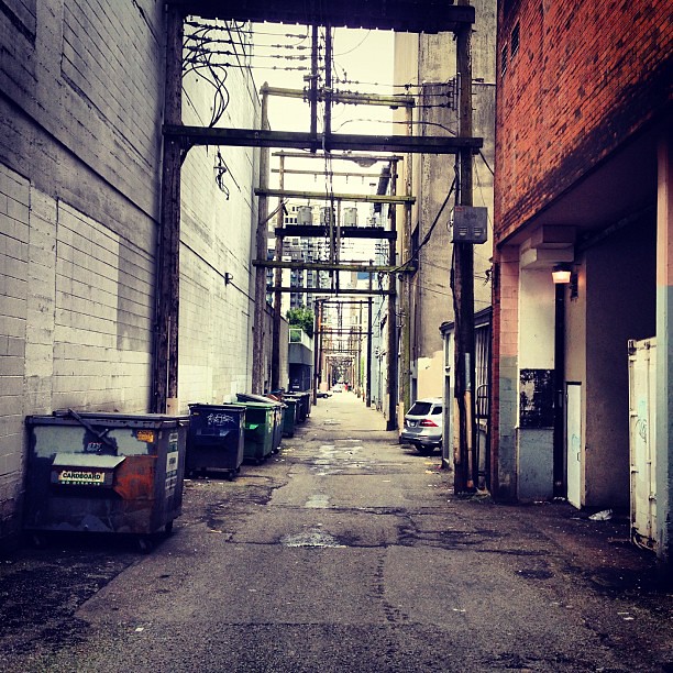 Back alley Derek Clark Flickr