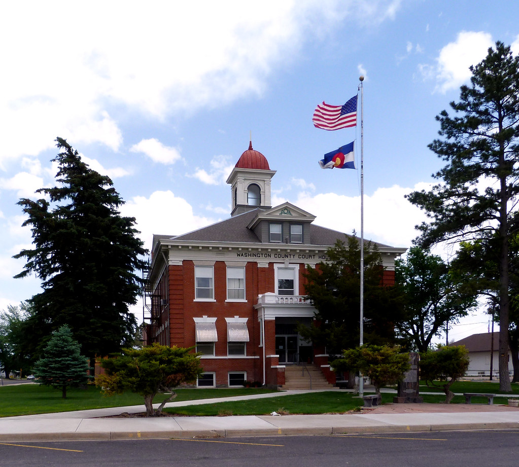 Washington County Courthouse Akron, Colorado 1909 robert e weston