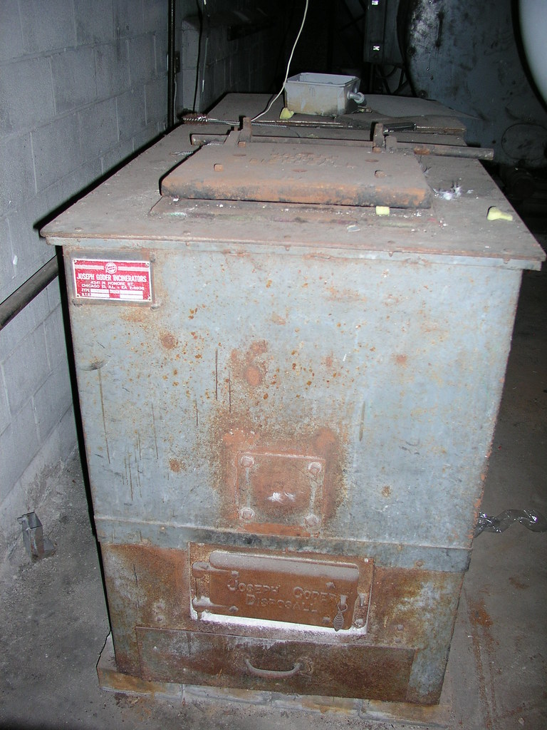 Incinerator Clearly had not been used in several years. Travis Beaver Flickr
