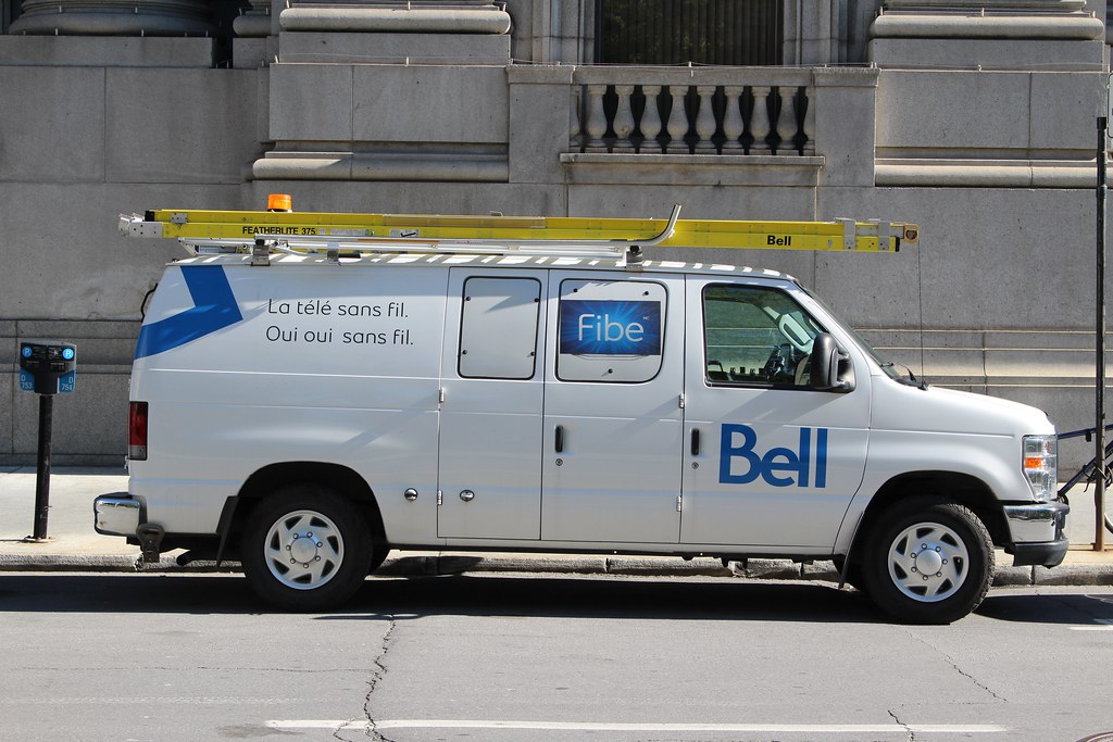 Bell Ford ESeries E150 van in Montreal, Quebec. So Cal Metro Flickr