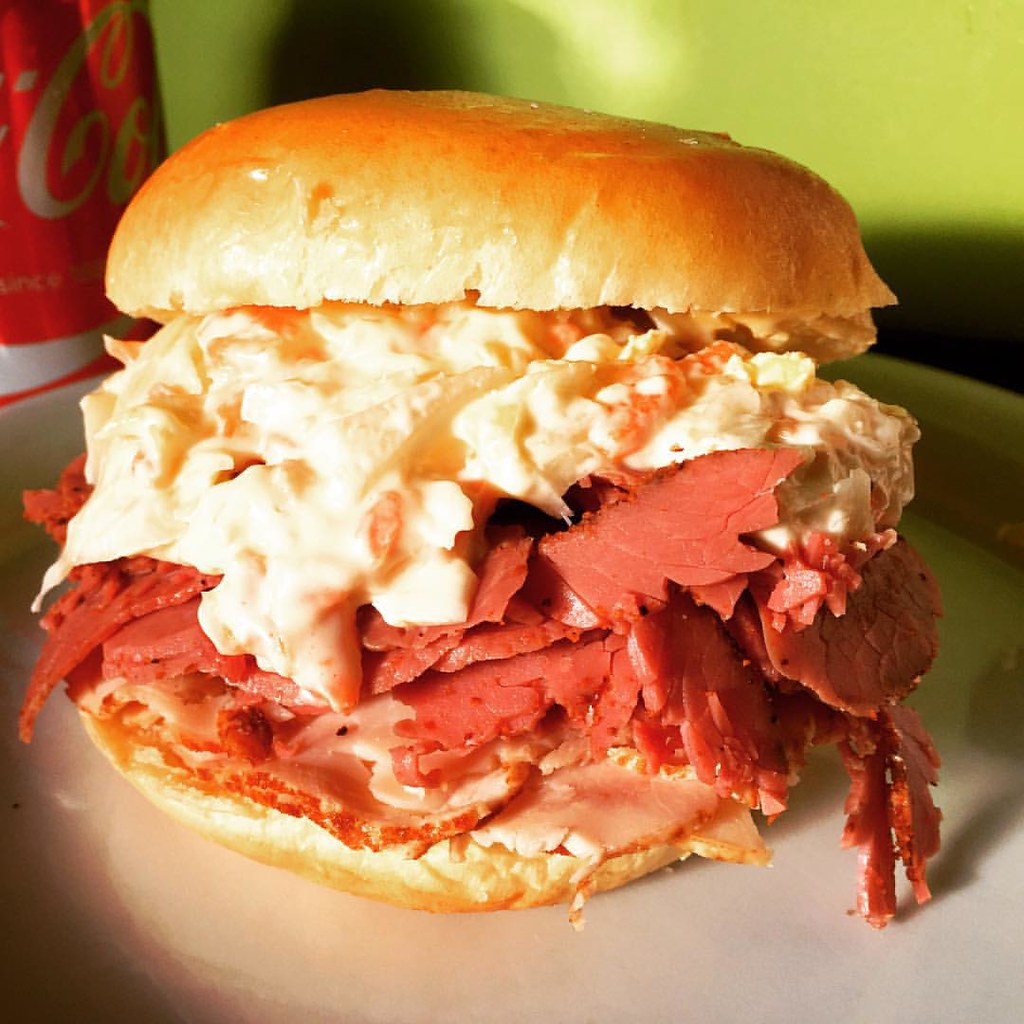 My take on an American Roast Beef, Roast Chicken, Coleslaw… Flickr