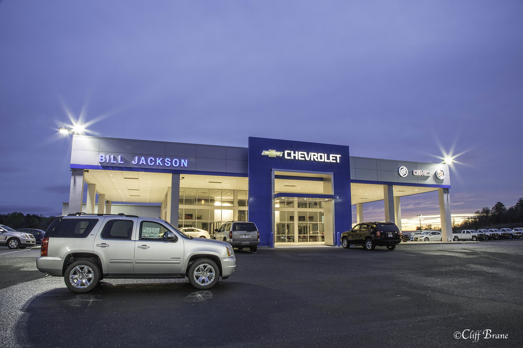 Sundown at a GM Dealership in Troy, Alabama Staying in Tro… Flickr