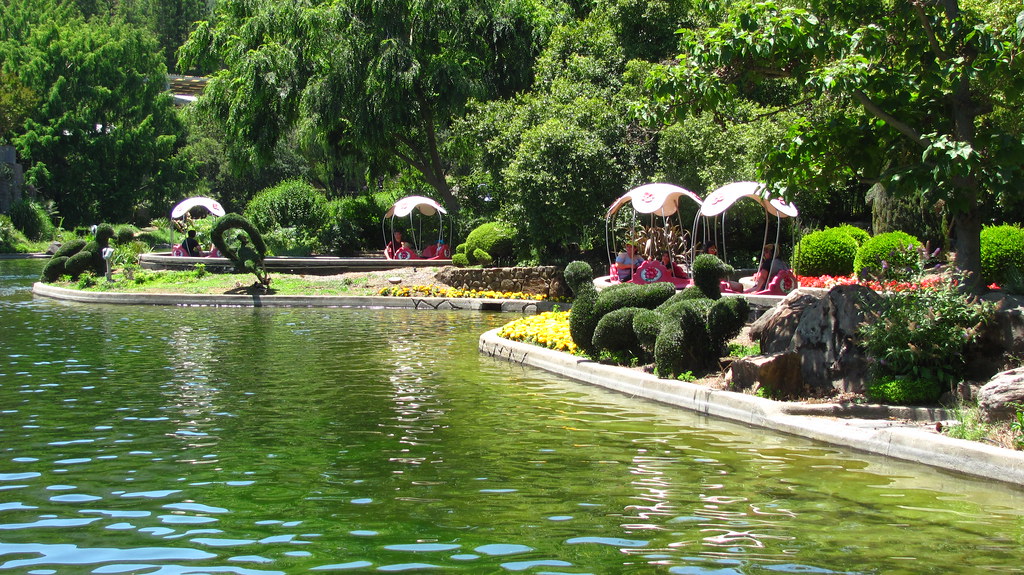 Gilroy Gardens Coyote Lake & Rainbow Garden Boat Ride Jeremy