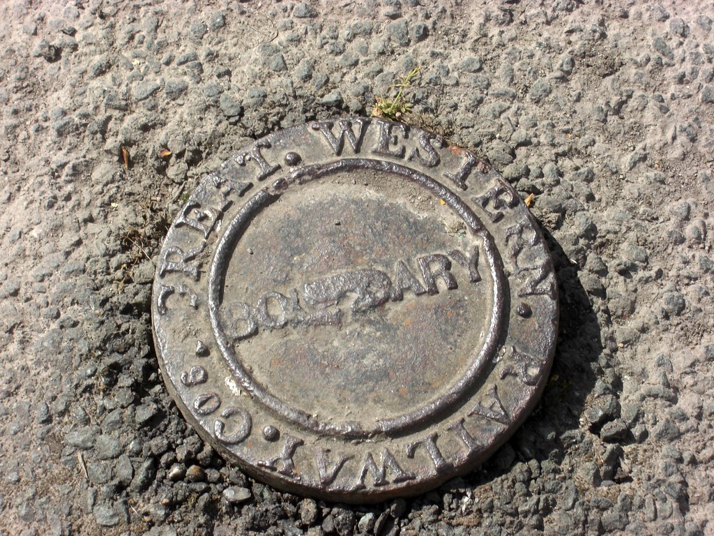 GWR Boundary Marker Plymouth Just off Stuart Road in Plymo… Flickr