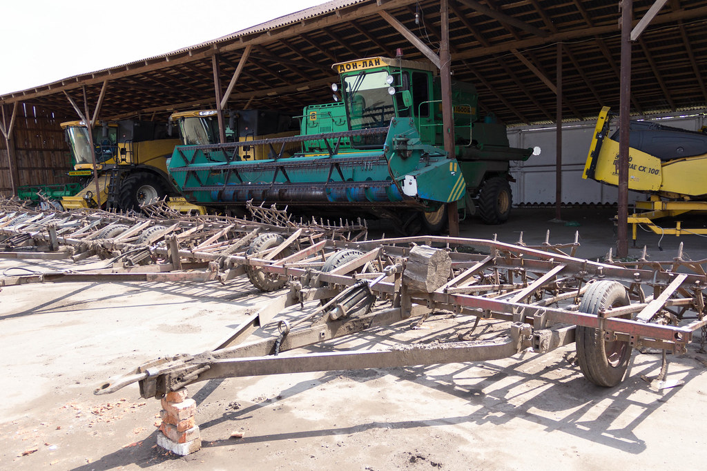 Industrial Farming Some of the equipment for a largescale… Flickr