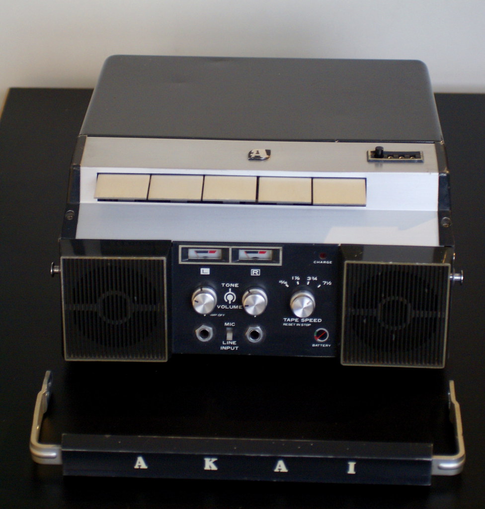 Akai XV stereo portable reel tape recorder 1966 a photo on Flickriver
