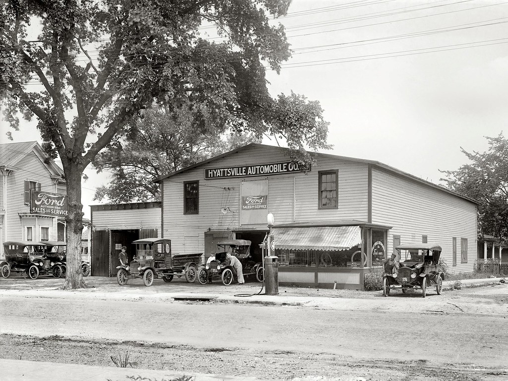 Hyattsville Automobile Co. Hyattsville, MD, 1920 Bill Cook Flickr