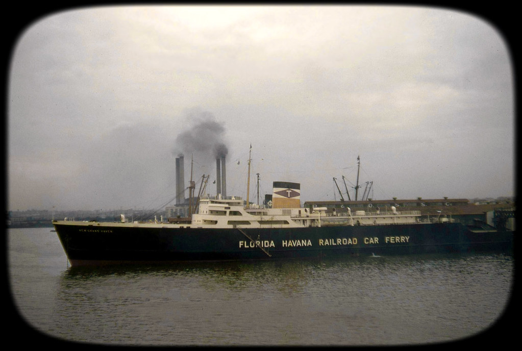 Havana, Cuba Car Ferry from Florida March 8, 1955 Vieilles Annonces
