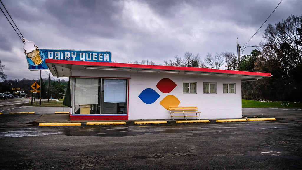 Roadside Dairy Queen stand... The second of the two vintag… Flickr