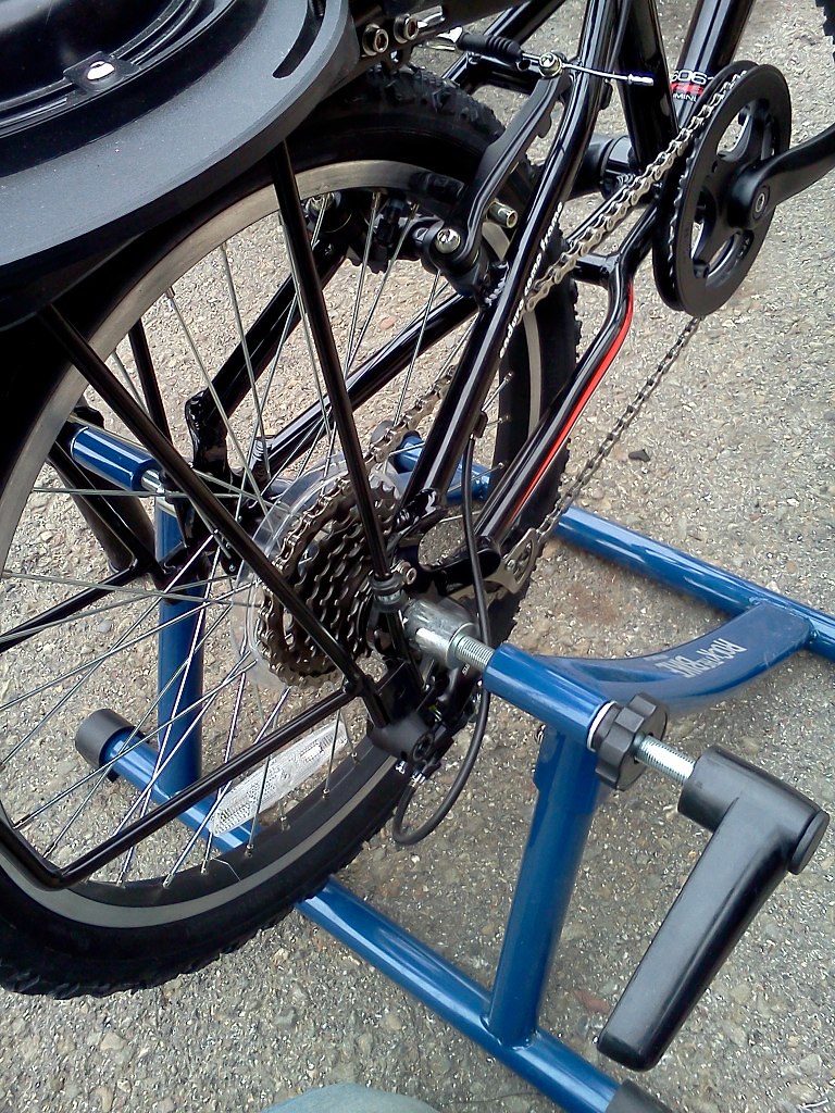 P clamping rack to children's bike Using Pclamps, aka air… Flickr