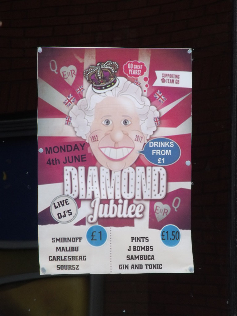 The Indie Lounge Bristol Road, Selly Oak Diamond Jubilee sign a