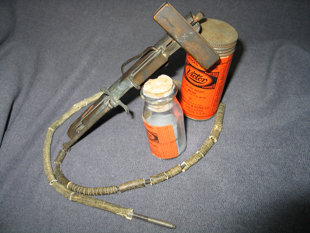 Camera Flash Powder Gun and Victor Glass Bottle If you eve… Flickr