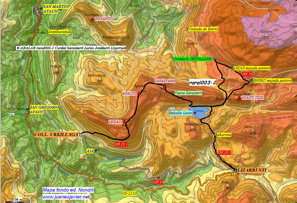 ARALAR raral003 mapa 22 rutas 32 raral0032 ACCESO AL RECO… Flickr