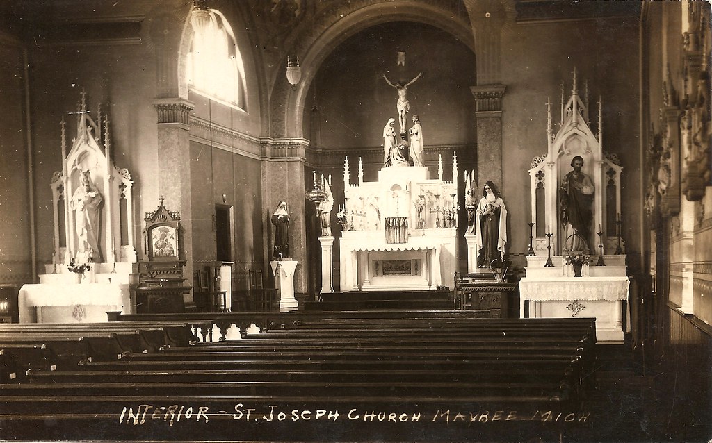 St. Joseph's Church, Maybee, MI Interior of St. Joseph Cat… Flickr