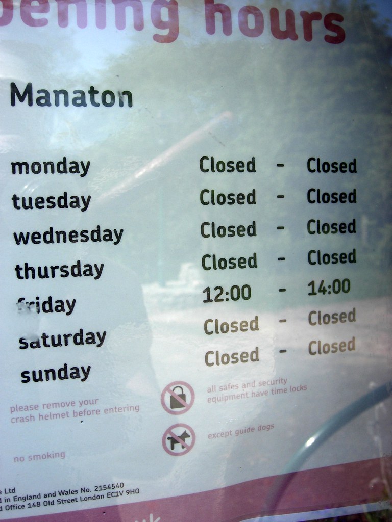 Post Office Opening Hours just two hours a week in Manaton… Flickr