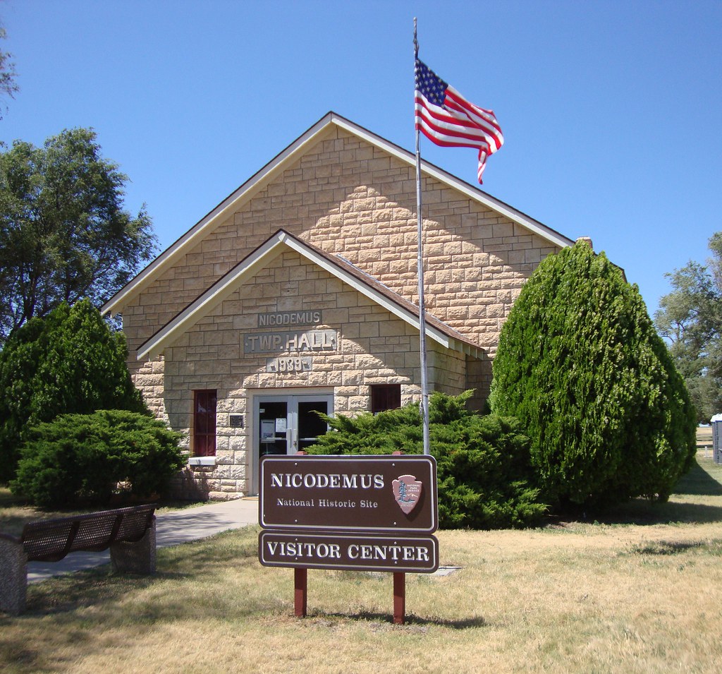 Old Nicodemus Township Hall (Nicodemus, Kansas) Built in 1… Flickr