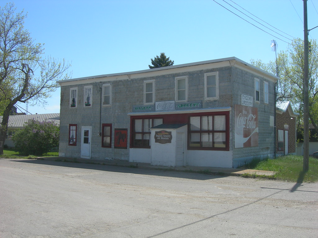 Dagen's Grocery Jud, North Dakota The 2 story wood frame c… Flickr