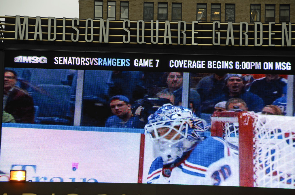 Picture Of New York Rangers Fans Celebrating Prior To Game… Flickr