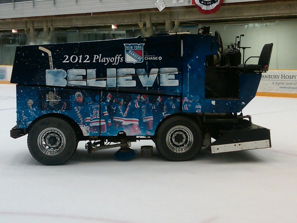Zamboni Wrap for the New York Rangers in NYC, NY www.skinz… Flickr