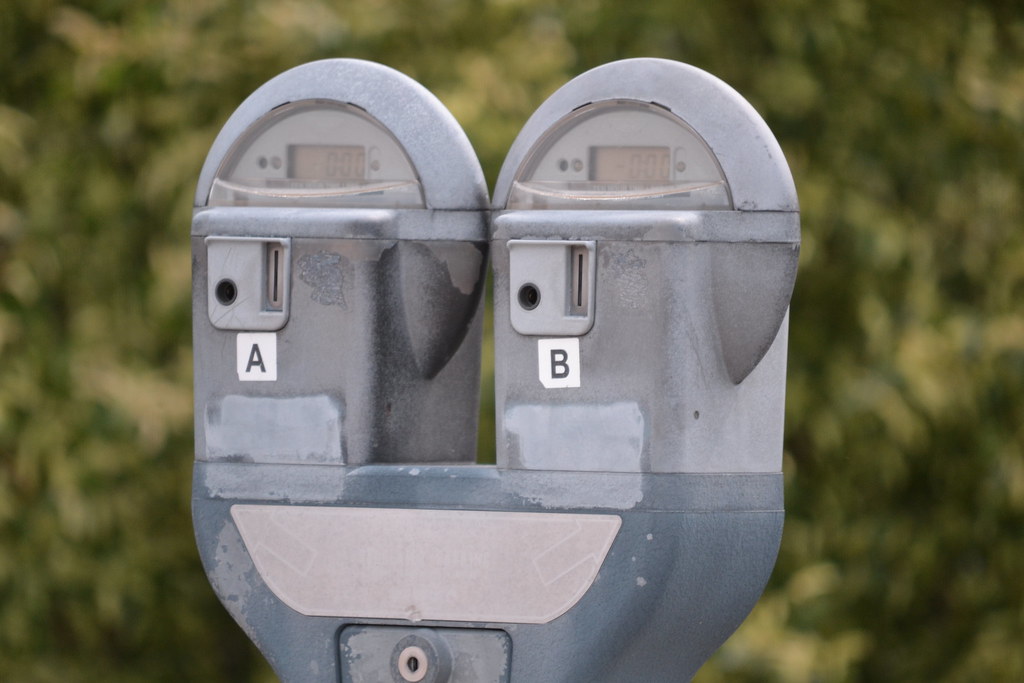 Parking Meters Parking meters on top of the University Ave… Flickr