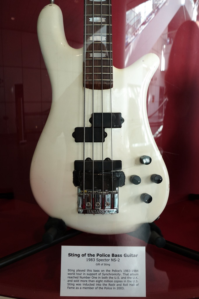 Rock and Roll Hall of Fame Sting's Bass Guitar Sting's bas… Flickr