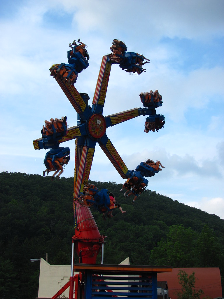 Knoebels 043 Power Surge, one of Knoebels' more modern fla… Flickr