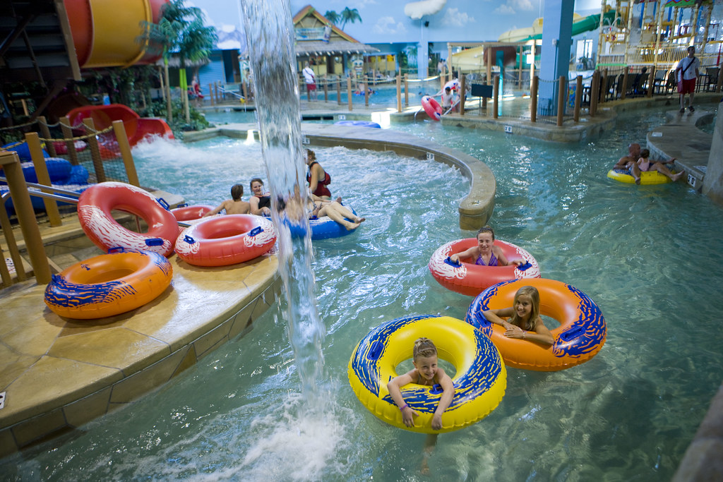 Splasher's Water Park in the Canad Inn Destination Center in Grand