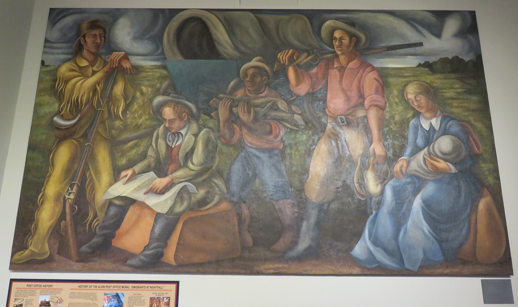 Old Post Office 77511 (Alvin, Texas) Title "Emigrants at … Flickr