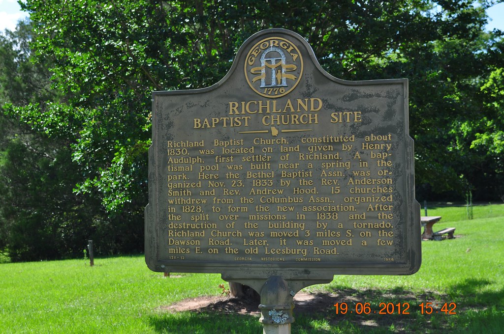 Richland Baptist Church Site Historic Richland Ga King Kong 911 Flickr